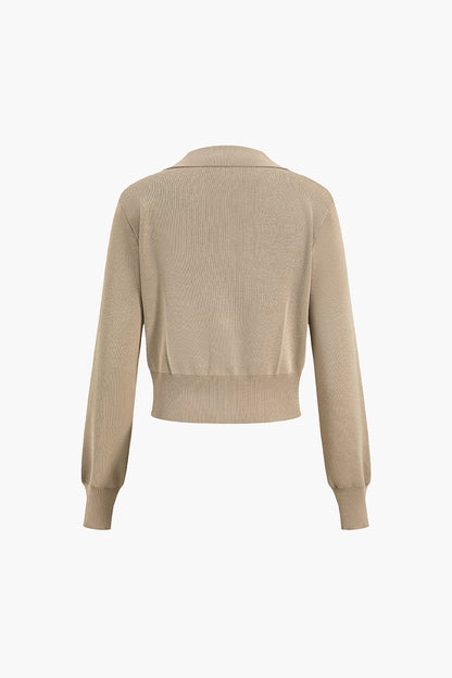 Aviana | Strick-Set mit Blazer und Rock