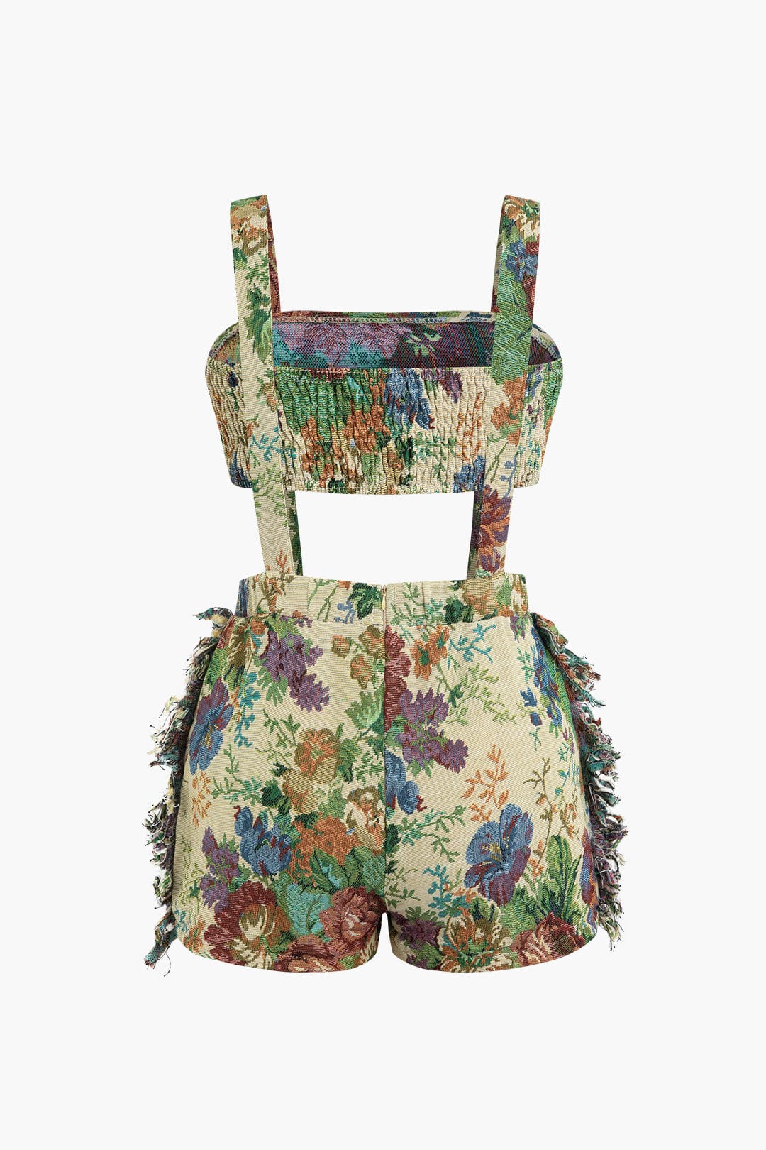 Theresia | Vintage-inspiriertes Zweiteiler-Set mit Blumenmuster