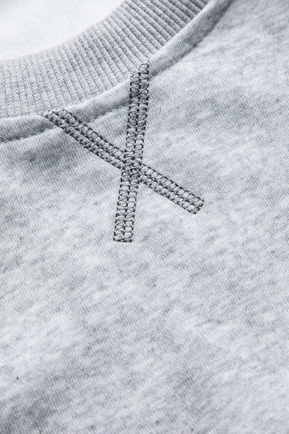 Elsa | Zweiteiliges Sweat-Set mit karierten Details