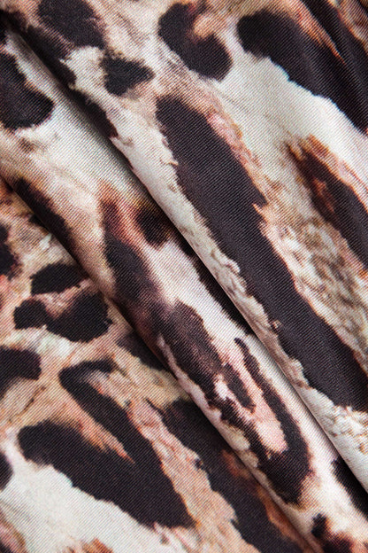 Leona | Langarm-Body mit Leopardenmuster