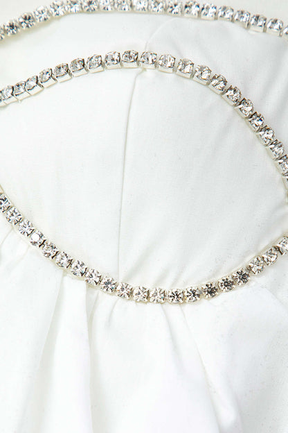 Sophia | Glamouröses Mini-Kleid mit Kristall-Trägern – Feminin & stilvoll für besondere Anlässe