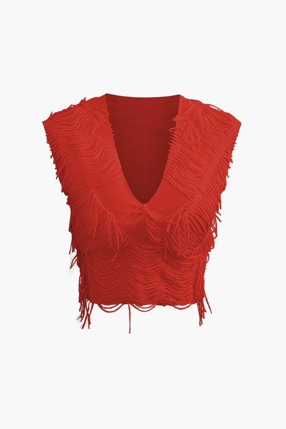 Charlene | Fransen-Zweiteiler mit Top & Rock