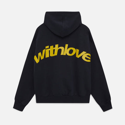 Oversized Hoodie mit „With Love“-Print