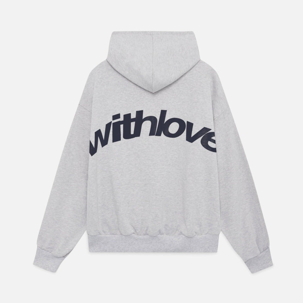 Oversized Hoodie mit „With Love“-Print