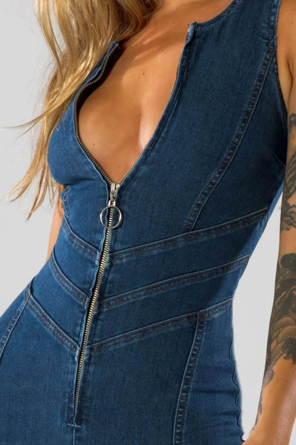 Emmie | Denim Jumpsuit