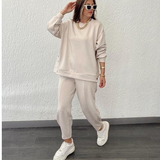 Moderner Zweiteiler mit Oversize Pullover & Joggerhose – Lässiger Komfort Look