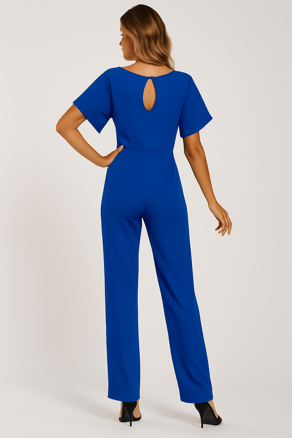 Eleganter Jumpsuit mit Taillengürtel – Figurbetont & Stilvoll
