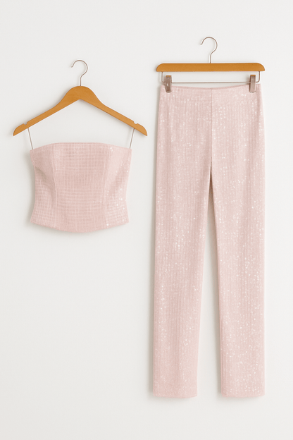 Strapsloser Denim Jumpsuit – Eleganter Einteiler mit figurbetontem Schnitt