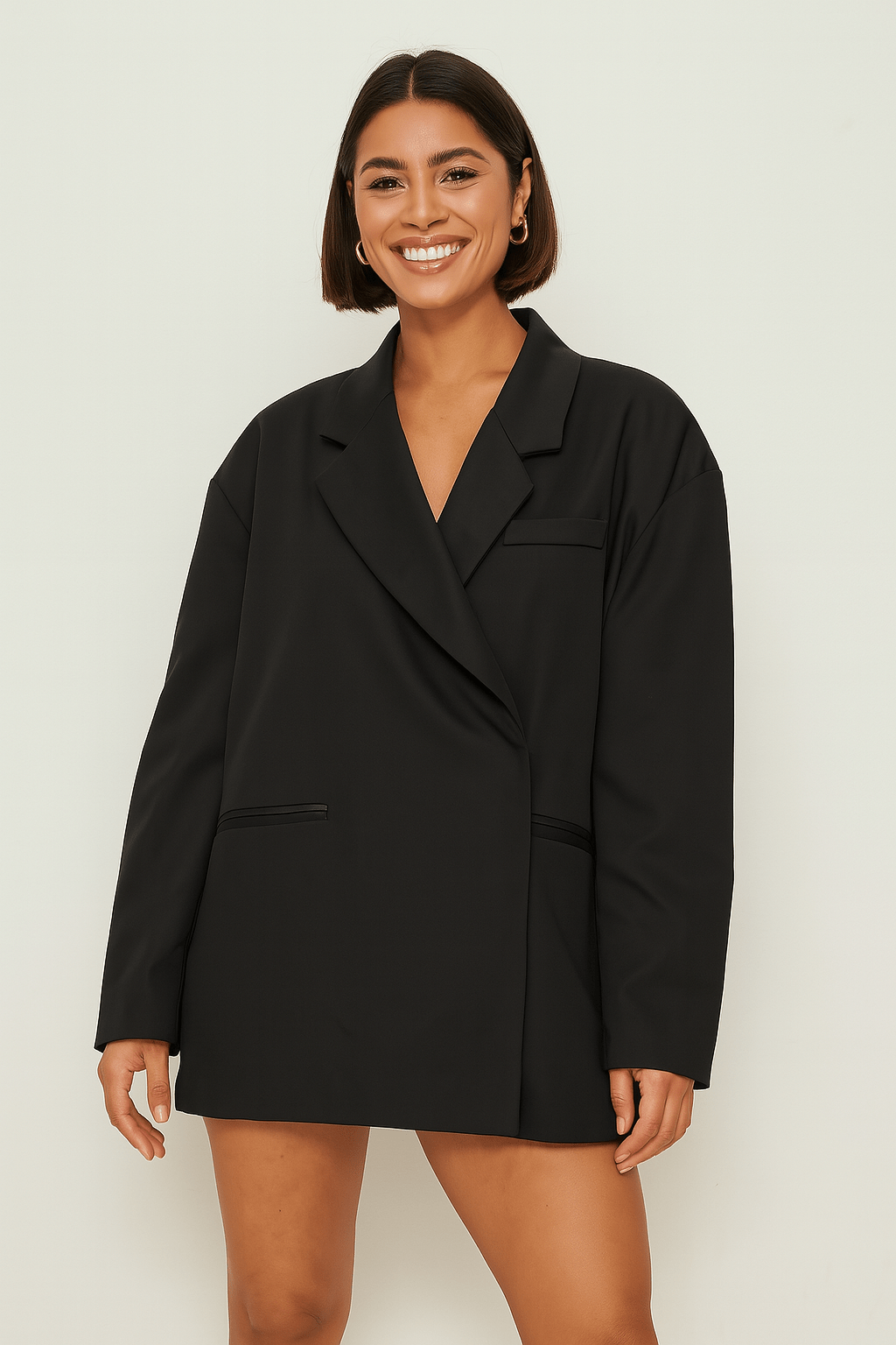 Moderner Damen Oversize Blazer mit klassischem Schnitt