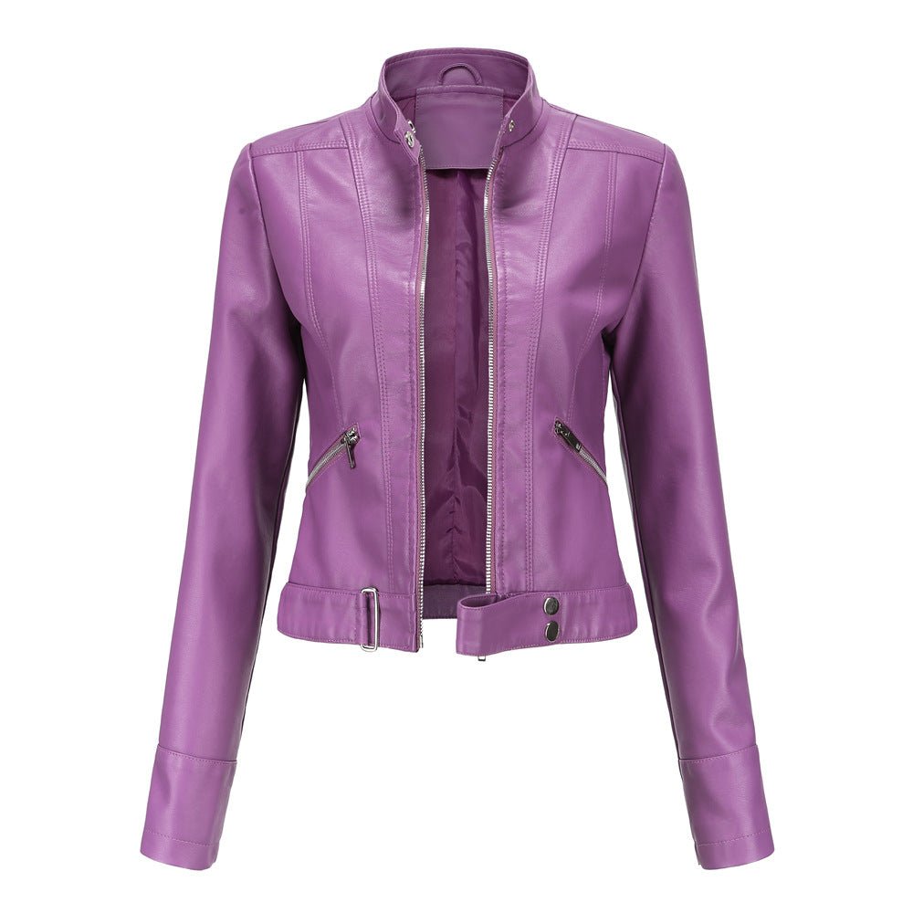 Elegante Damen Bikerjacke mit tailliertem Schnitt und modernem Design