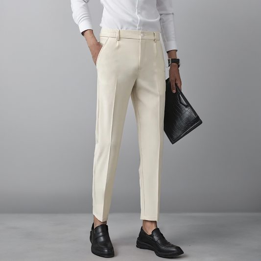 Tim | Elegante Herren Hose in Elfenbein Zeitloses Design & Perfekte Passform