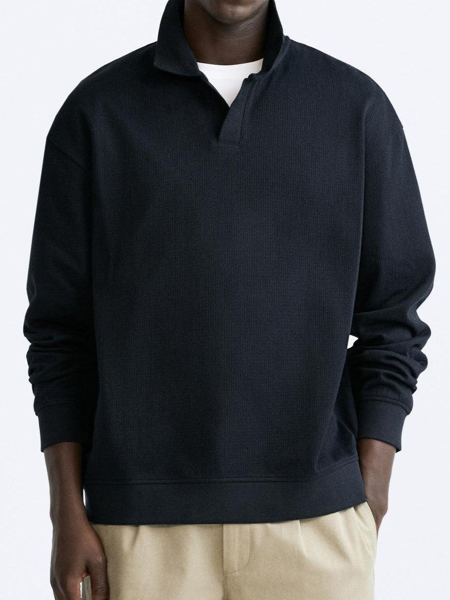 Beiger Pullover mit Polokragen – Lässiger Stil mit Eleganz