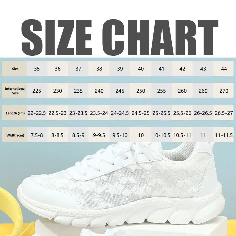 Lena | Atmungsaktive Turnschuhe mit runder Kappe und Schnürsenkeln