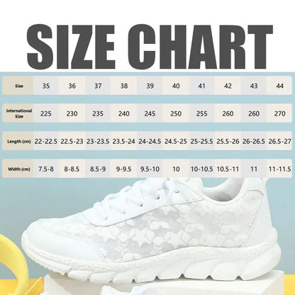 Lena | Atmungsaktive Turnschuhe mit runder Kappe und Schnürsenkeln