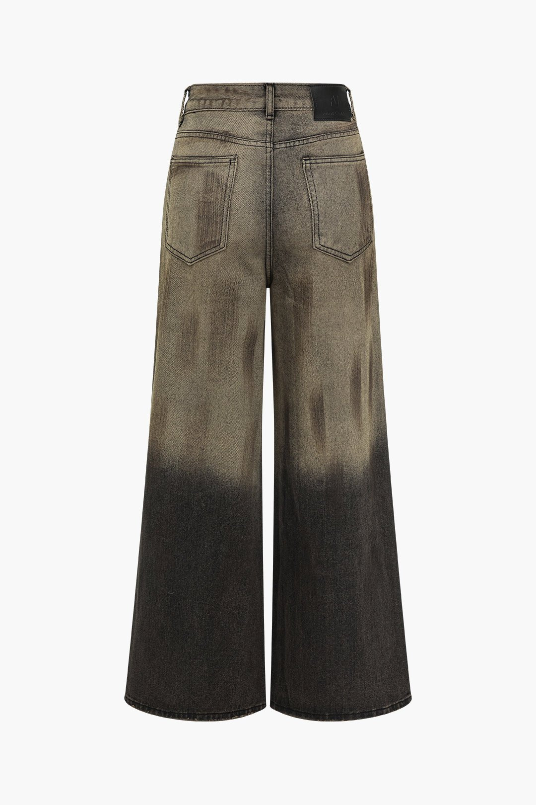 Emmi | Trendige Wide Leg Ombre-Jeans