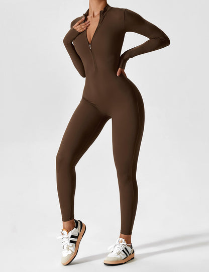 Lina | Nahtloser Full-Zip Bodysuit