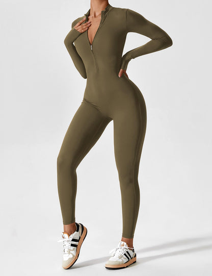 Lina | Nahtloser Full-Zip Bodysuit