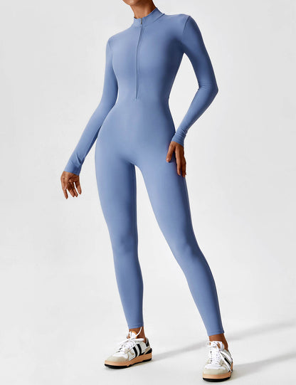 Lina | Nahtloser Full-Zip Bodysuit