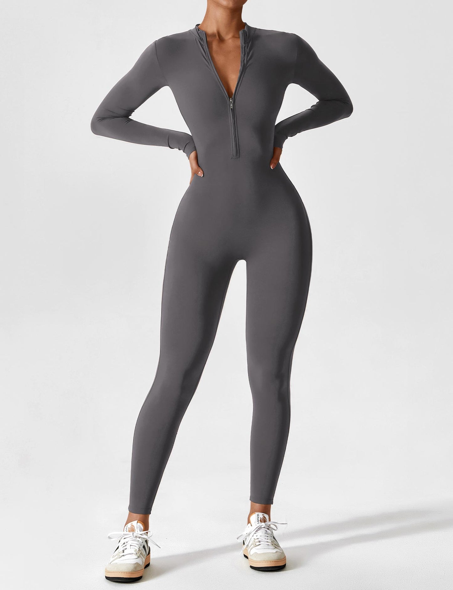 Lina | Nahtloser Full-Zip Bodysuit