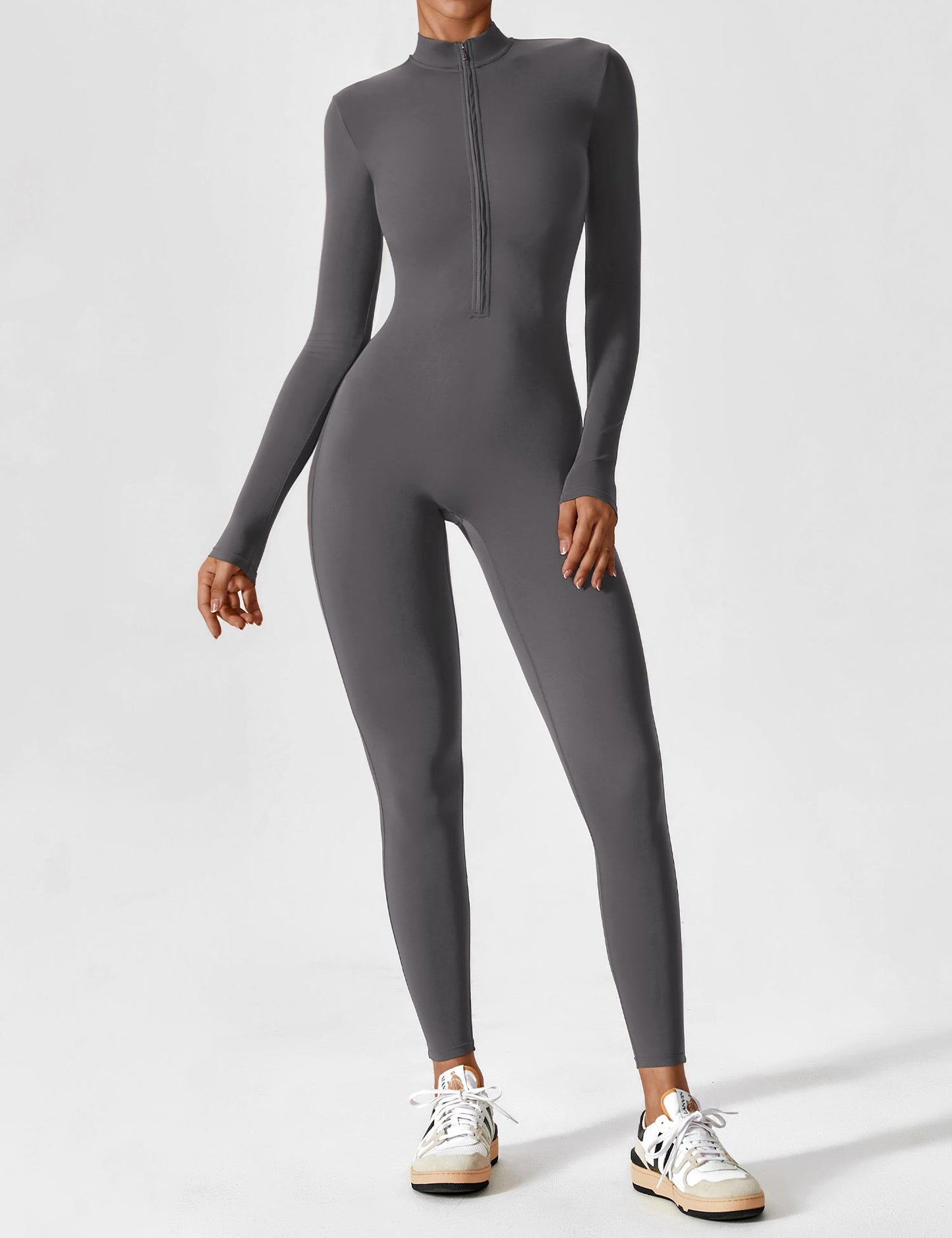 Lina | Nahtloser Full-Zip Bodysuit