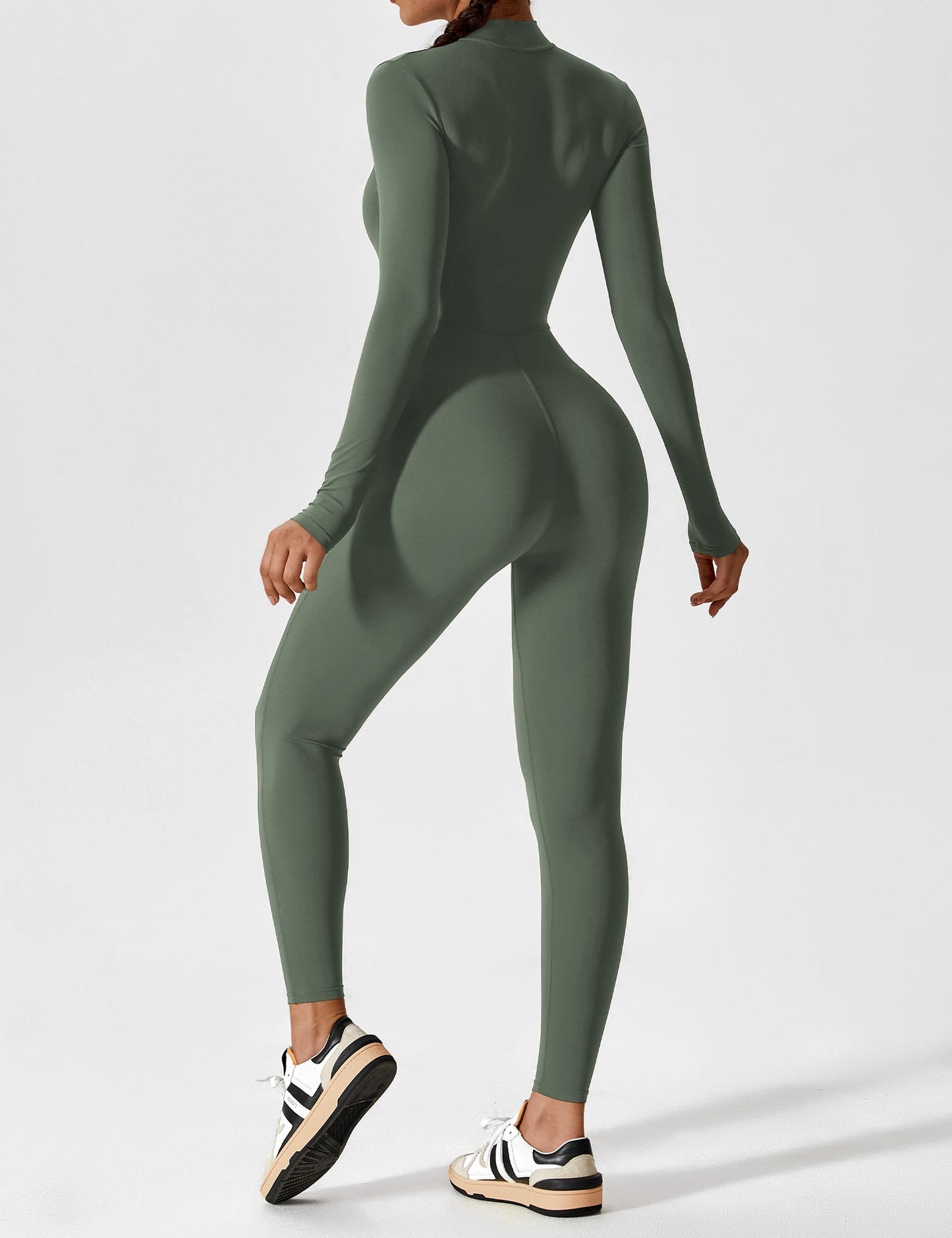 Lina | Nahtloser Full-Zip Bodysuit