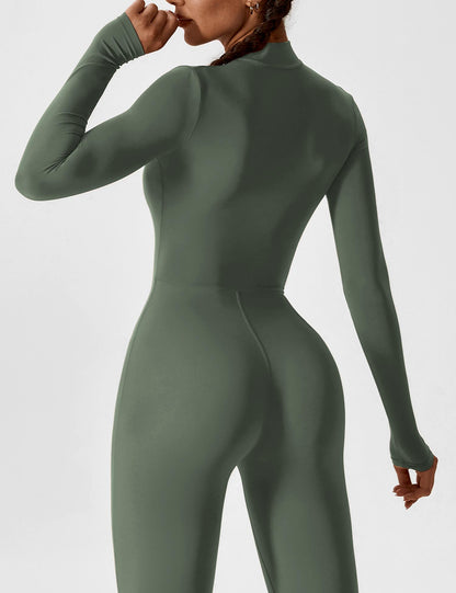 Lina | Nahtloser Full-Zip Bodysuit