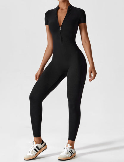 Lina | Nahtloser Full-Zip Bodysuit