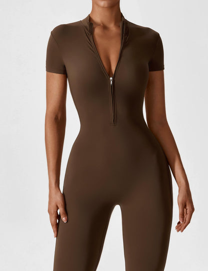 Lina | Nahtloser Full-Zip Bodysuit